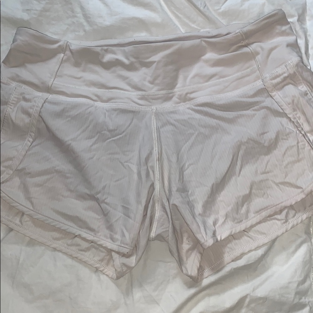 Lululemon White Shorts